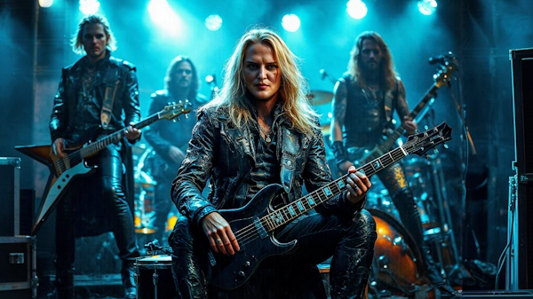 Close-up electric guitar